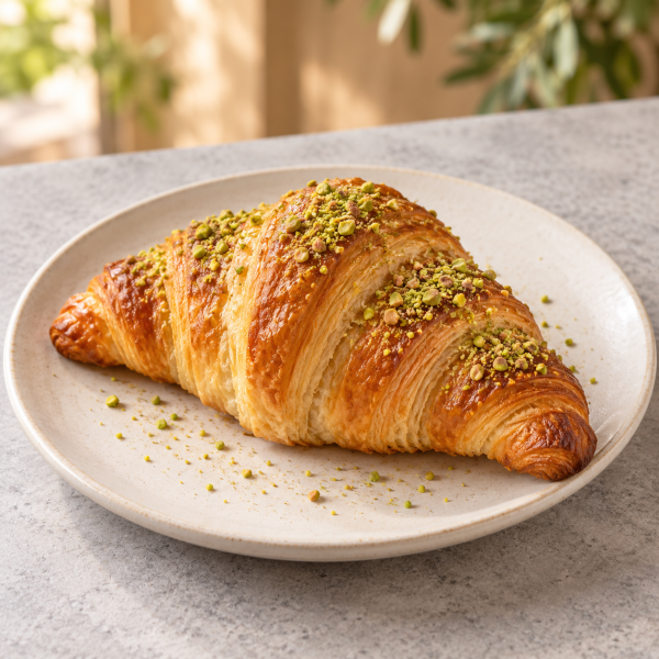 Croissant con pistacho